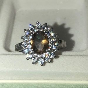 Mystic $White Topaz Silver right size 7